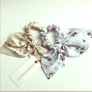 LoveShackFancy Bow Scrunchies with Tags